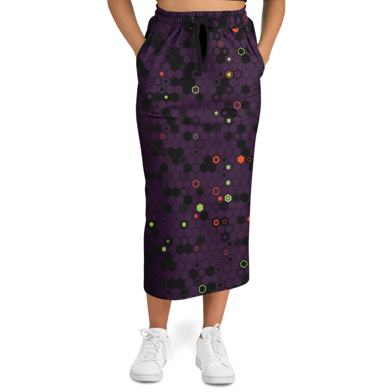 HEXA UNIT-01 LONG POCKET SKIRT