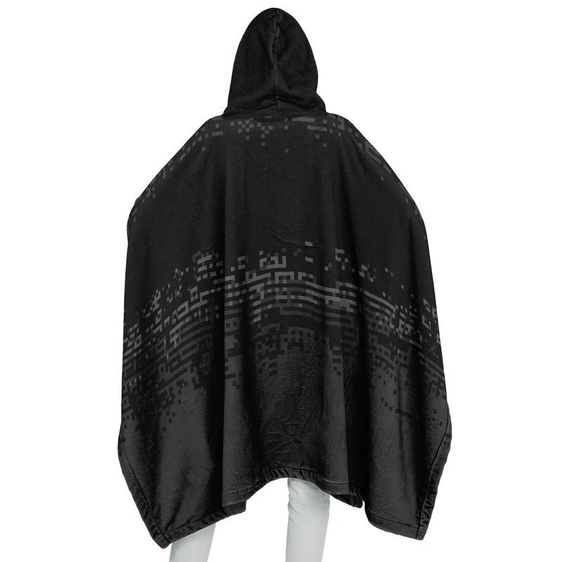 DEFRAG VERT128 DRK  FLANNEL PONCHO