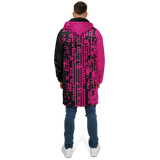 DEFRAG MAGENTIC DEEPFLEECE ZIP CLOAK