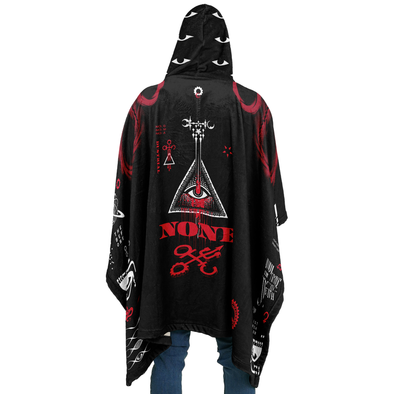 NOTHING SACRED FLANNEL PONCHO