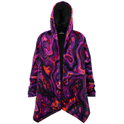 PURPLE HAZE DEEPFLEECE CLOAK