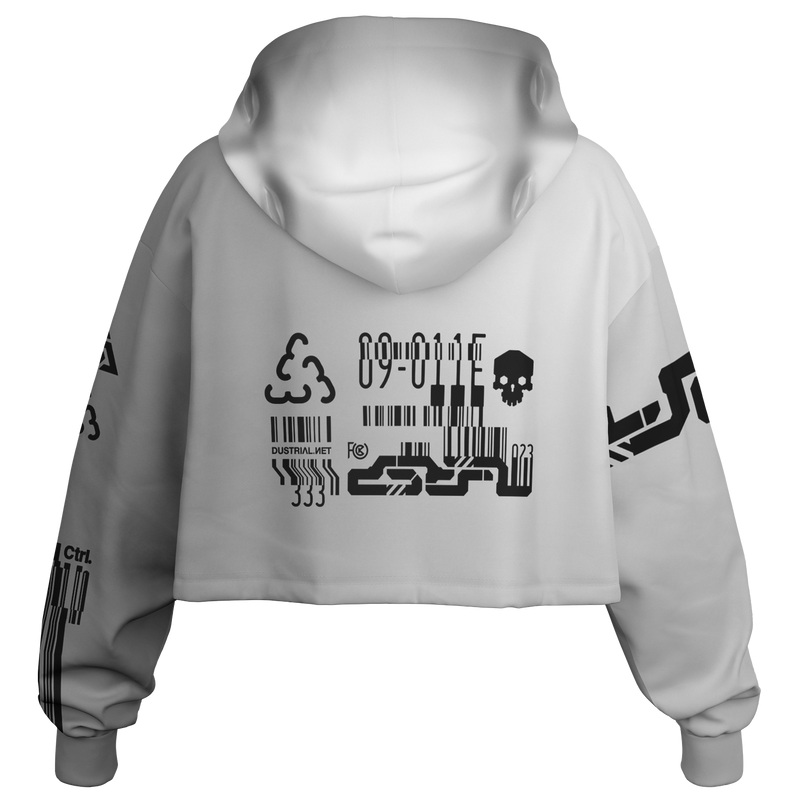 NORMALS MONO AO CROP HOODIE