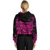 DEFRAG MAGENTIC AO CROP HOODIE