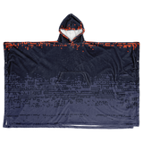 DEFRAG VERT128 ORABLU FLANNEL PONCHO