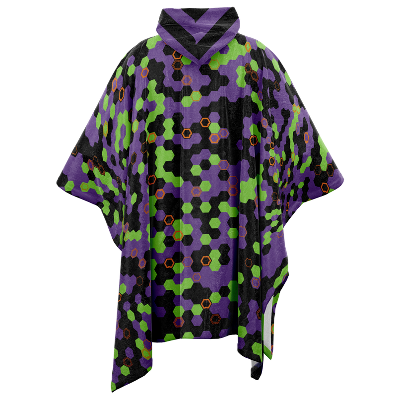 HEXA UNIT-01 V2 FLANNEL PONCHO – Dustrial