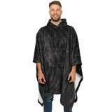 FRACT DRK FLANNEL PONCHO