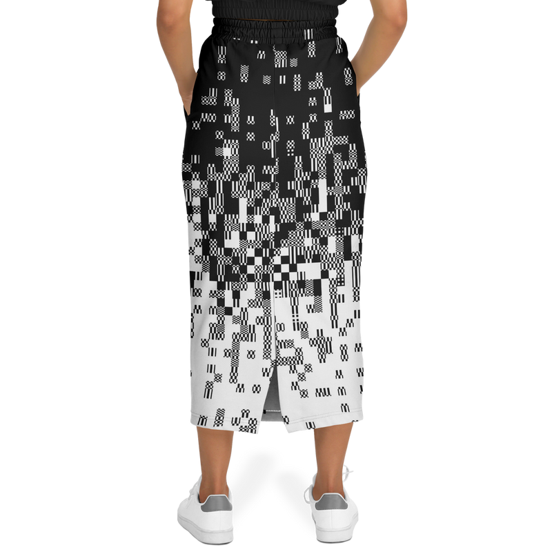 DEFRAG MONO LONG POCKET SKIRT