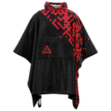 DEFRAG VERT128 HAZRED FLANNEL PONCHO