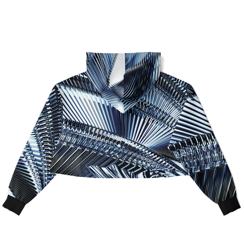 QUBEWAVE AO CROP HOODIE