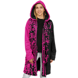 DEFRAG MAGENTIC DEEPFLEECE ZIP CLOAK