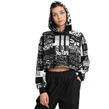 CAPTCHA AO CROP HOODIE