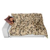 CAMOTOOTH PALE FLANNEL PONCHO