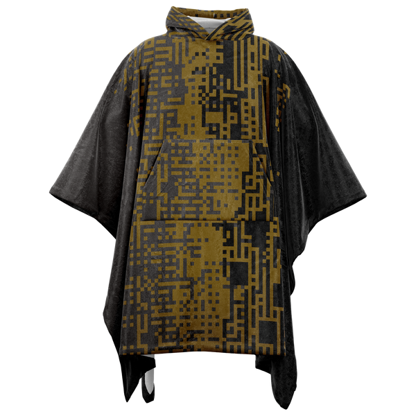 DEFRAG NUX64 FLANNEL PONCHO