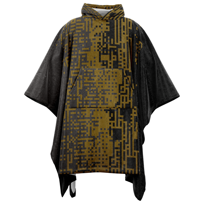 DEFRAG NUX64 FLANNEL PONCHO
