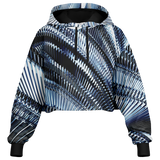 QUBEWAVE AO CROP HOODIE