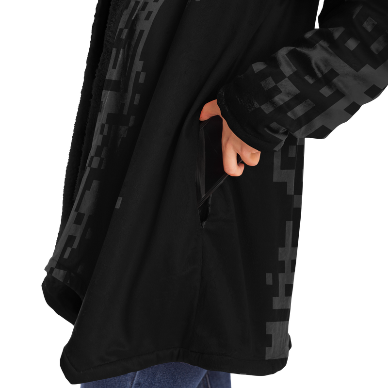 DEFRAG VERT128 DRK DEEPFLEECE CLOAK