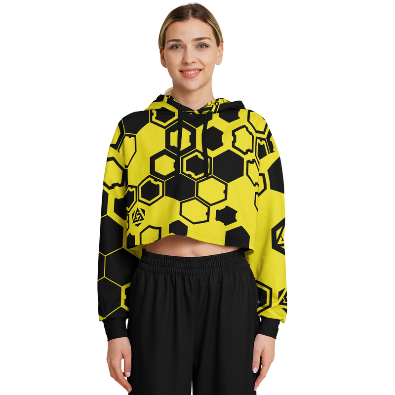 HEXA YL AO CROP HOODIE