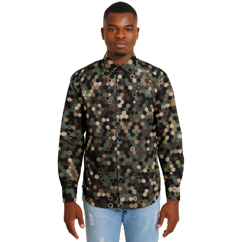 HEX CAMO LSBD SHIRT