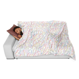 JUST A CLOUD FLANNEL PONCHO