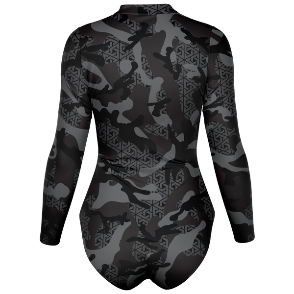 CAMO TRIBLVCK LS BODYSUIT