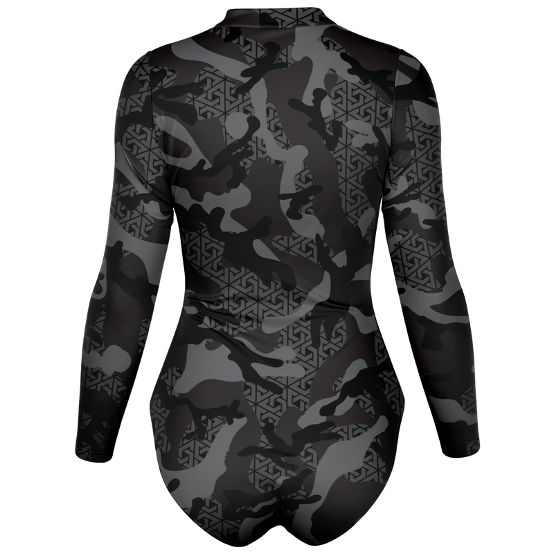 CAMO TRIBLVCK LS BODYSUIT