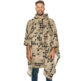 CAMOTOOTH PALE FLANNEL PONCHO