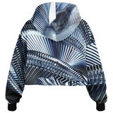 QUBEWAVE AO CROP HOODIE