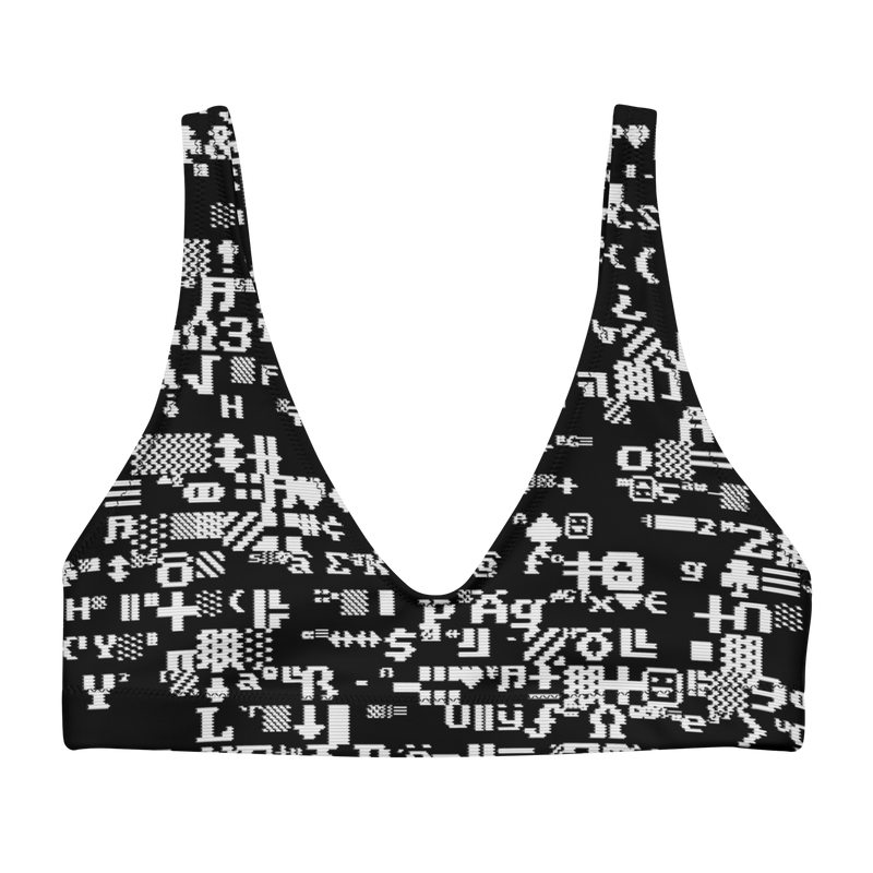 ASCII MONO ECO BIKINI TOP