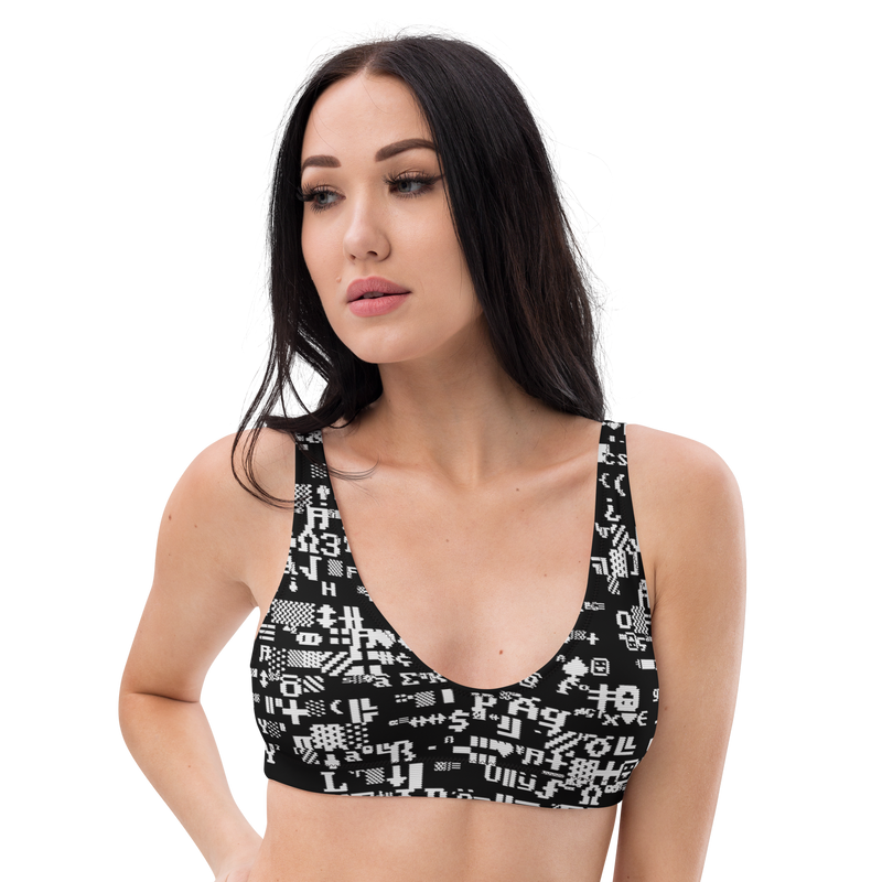 ASCII MONO ECO BIKINI TOP