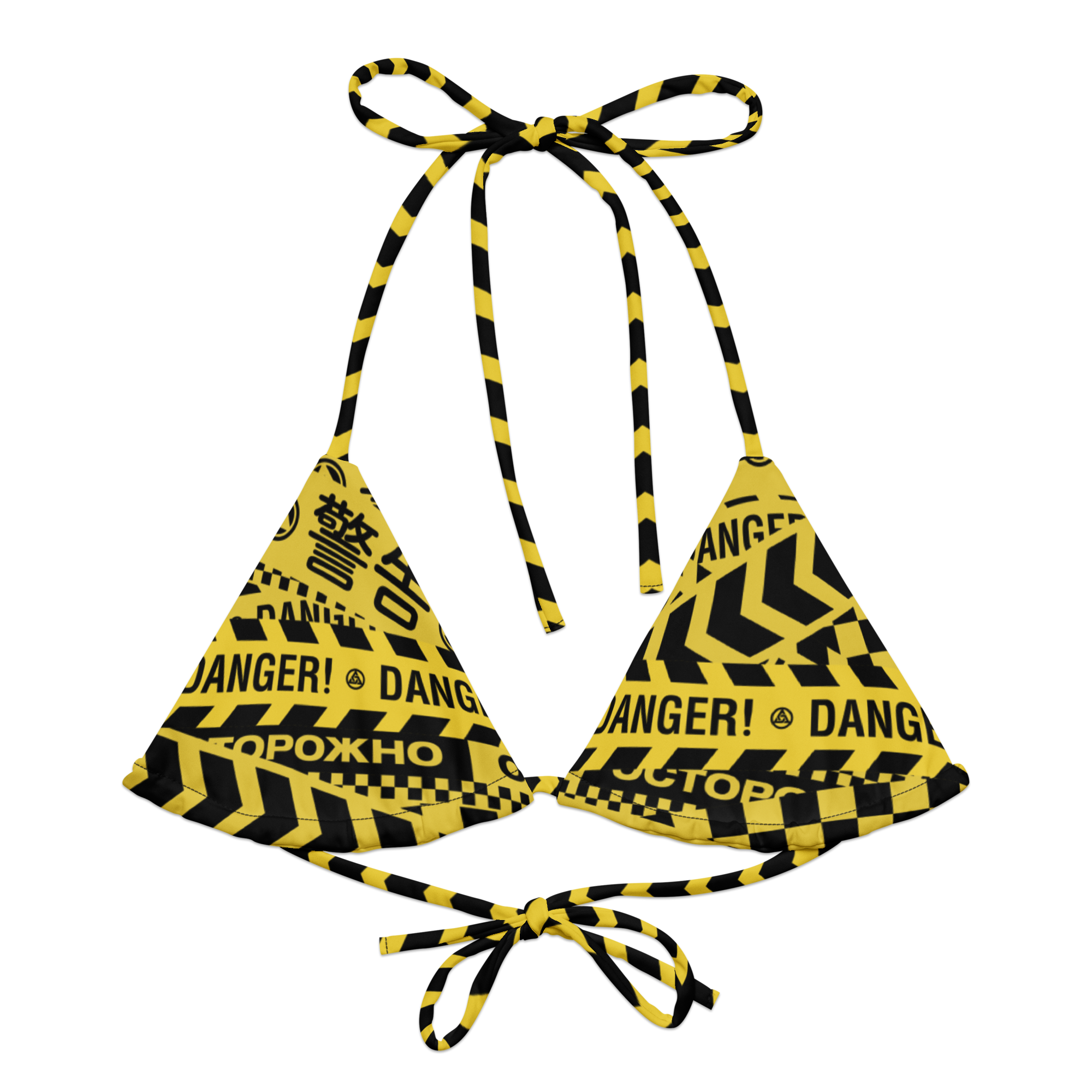 DANGER ECO STR BIKINI TOP – Dustrial