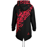 DEFRAG VERT128 HAZRED LONG HOODIE