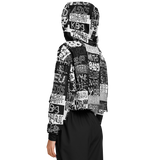 CAPTCHA AO CROP HOODIE