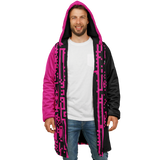 DEFRAG MAGENTIC DEEPFLEECE ZIP CLOAK