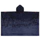 DEFRAG VERT128 ORABLU FLANNEL PONCHO