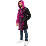 DEFRAG MAGENTIC DEEPFLEECE ZIP CLOAK