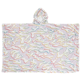 JUST A CLOUD FLANNEL PONCHO