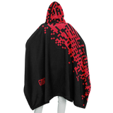 DEFRAG VERT128 HAZRED FLANNEL PONCHO