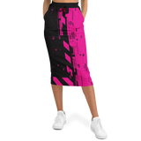 CMD & CTRL MAGENTIC LONG POCKET SKIRT