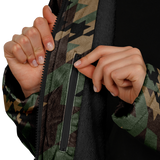 CAMOTOOTH DEEPFLEECE ZIP CLOAK