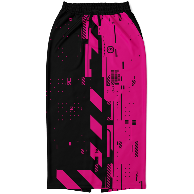 CMD & CTRL MAGENTIC LONG POCKET SKIRT