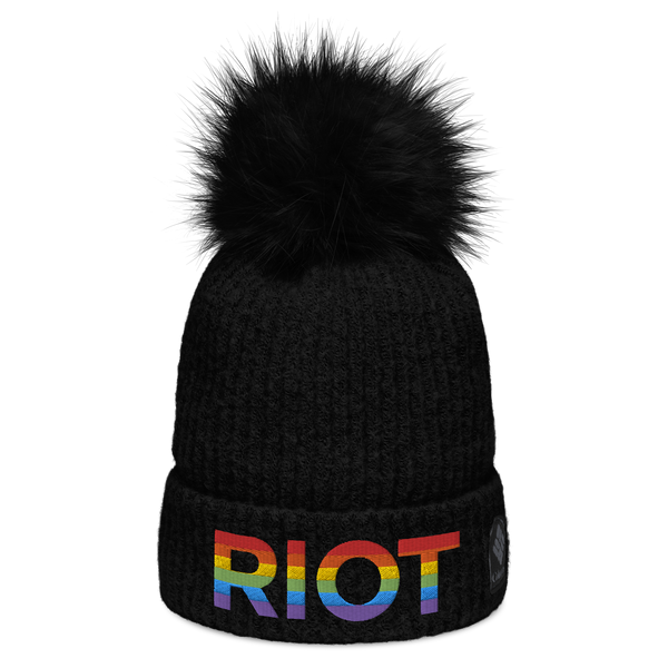 RIOT COLUMBIA BIGPOOF BEANIE