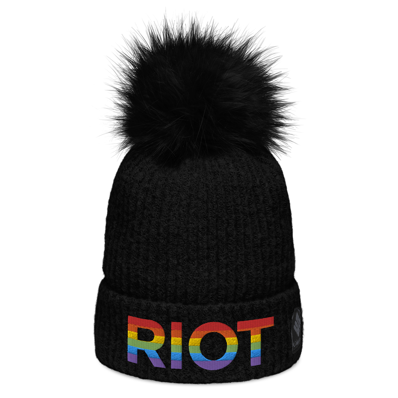 RIOT COLUMBIA BIGPOOF BEANIE