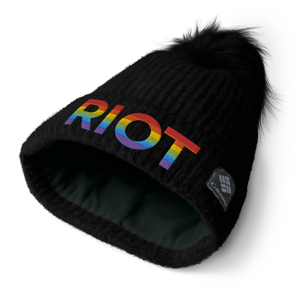 RIOT COLUMBIA BIGPOOF BEANIE