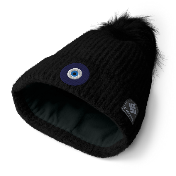 EVIL EYE COLUMBIA BIGPOOF BEANIE