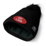 BEEF FLAVOR COLUMBIA BIGPOOF BEANIE