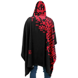 DEFRAG VERT128 HAZRED FLANNEL PONCHO
