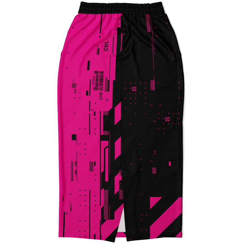 CMD & CTRL MAGENTIC LONG POCKET SKIRT