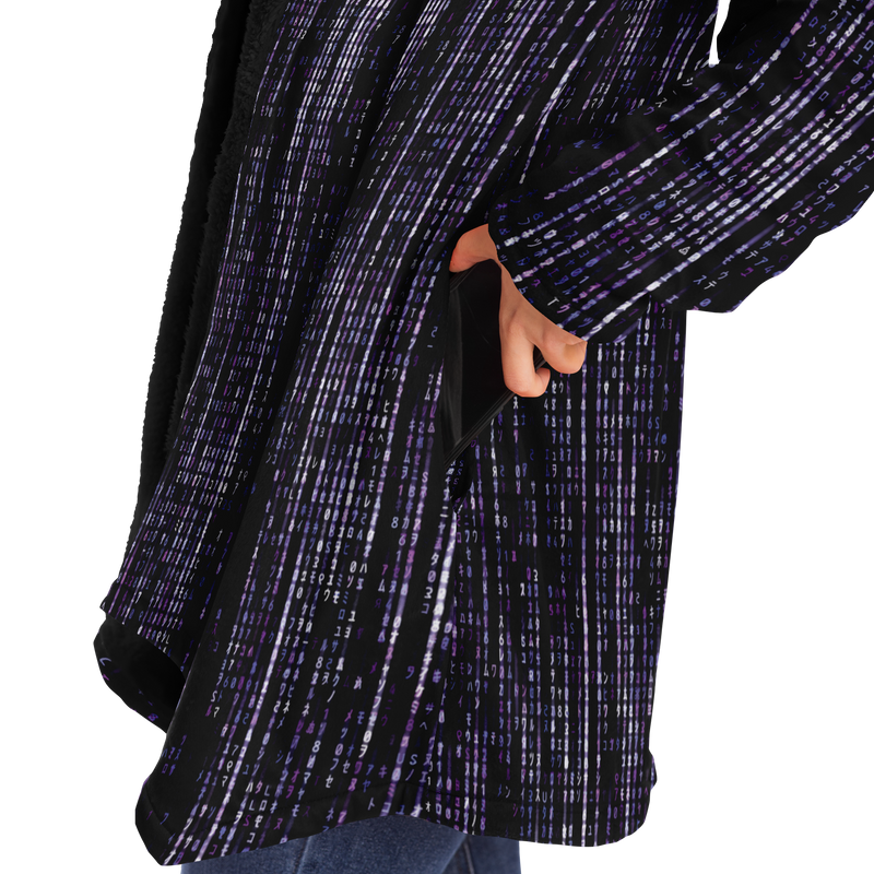 MATRIX BLUE DEEPFLEECE CLOAK