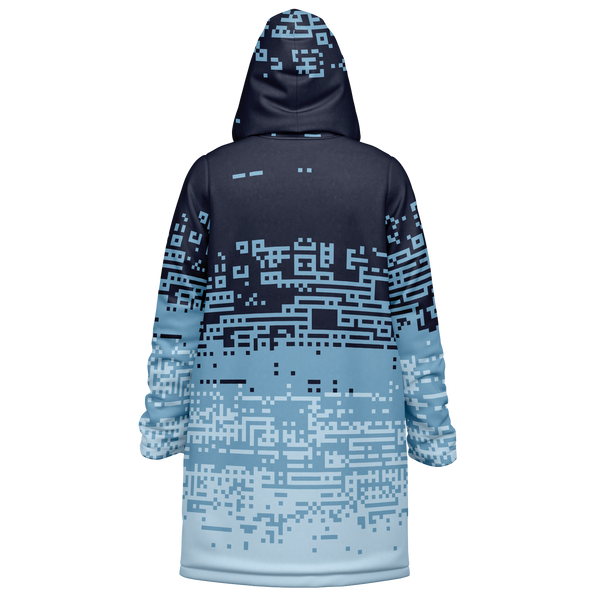 DEFRAG AZURE DEEPFLEECE ZIP CLOAK