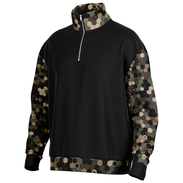 HEXA WOODLAND HW-OS QZIP SWEATSHIRT